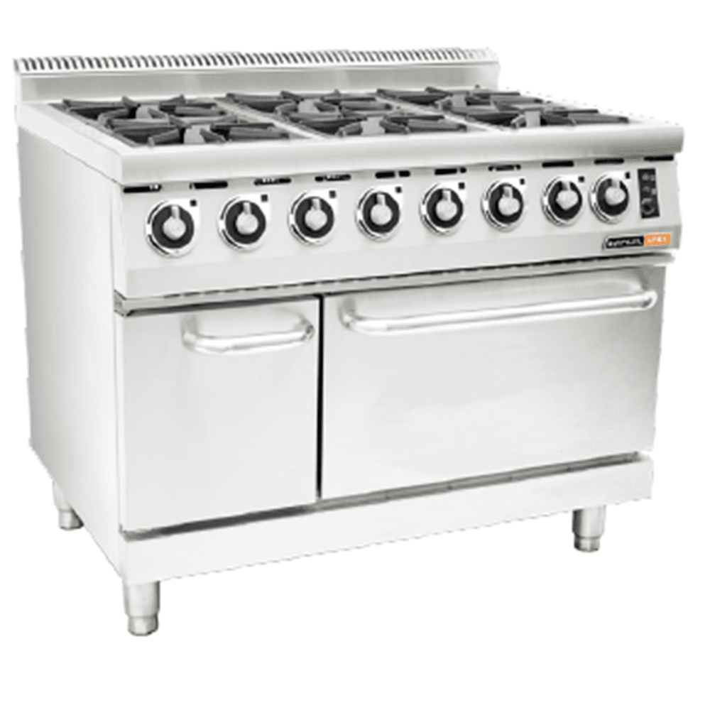 GAS STOVES - With electric oven