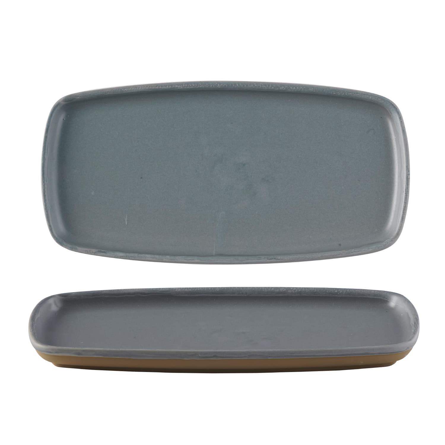 EMERGE - SEATTLE GREY - RECTANGULAR PLATE - 30CM X 14.7CM (6)