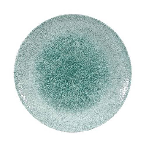 RAKU JADE GREEN – COUPE PLATE – 21.7CM (12)