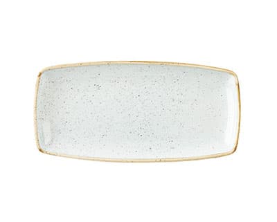 DUCK EGG BLUE - OBLONG PLATE - 29.5 X 15CM (12)