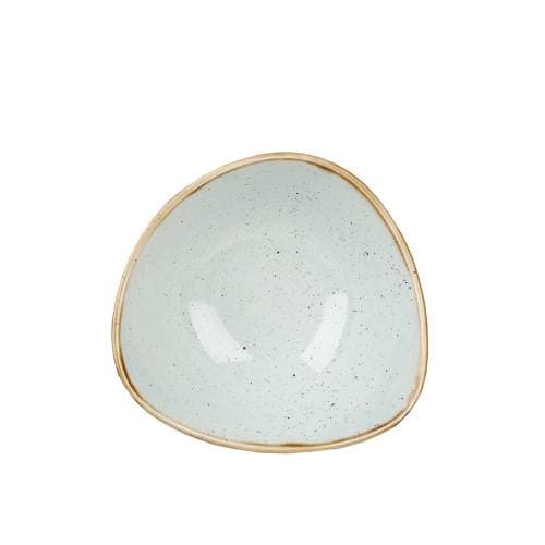 DUCK EGG BLUE - TRIANGLE BOWL - 18.5CM (12)