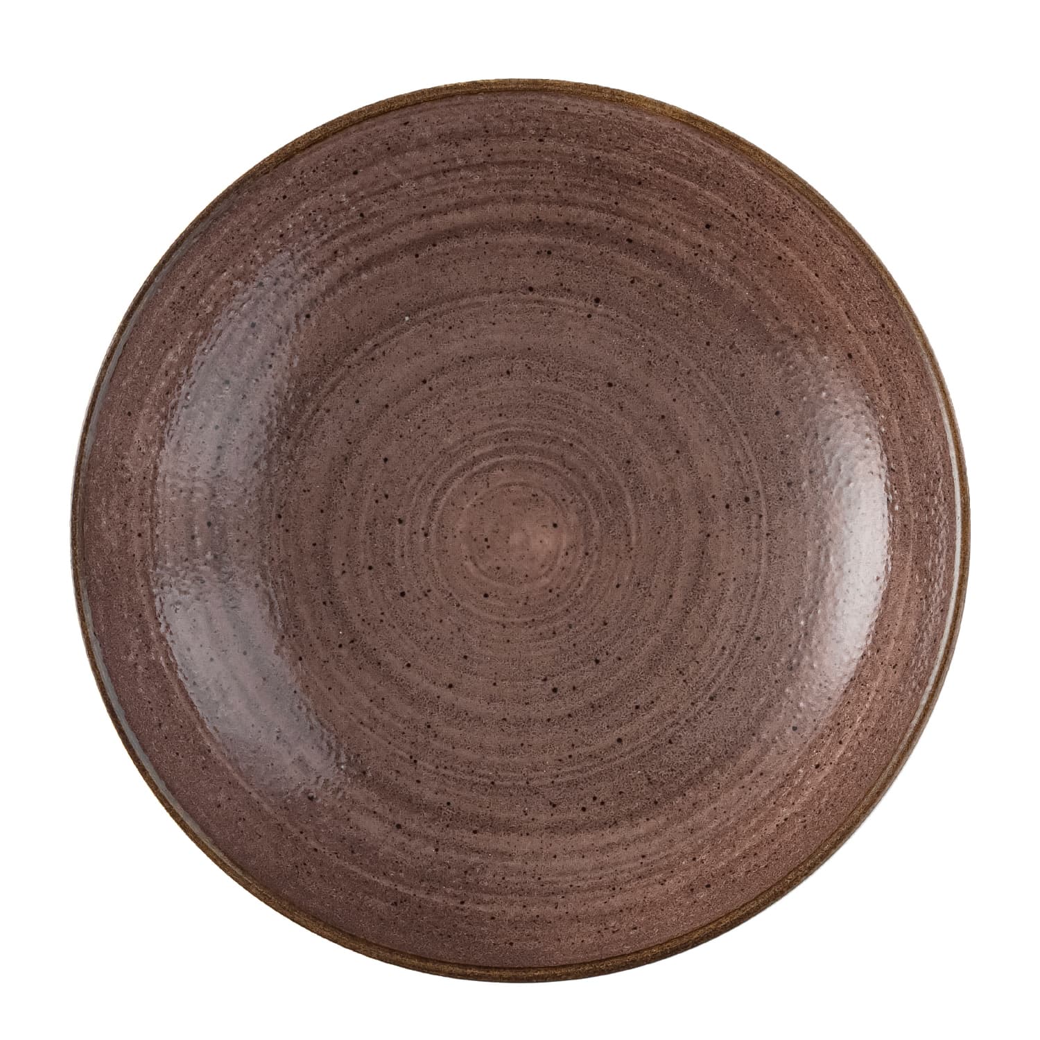 STONECAST RAW – BROWN – COUPE PLATE – 28.8CM (12)