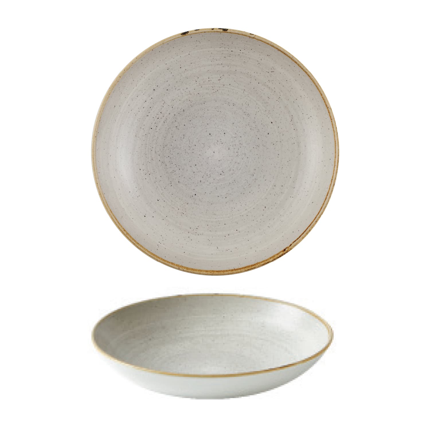 STONECAST RAW – GREY – COUPE BOWL – 18.2CM (12)