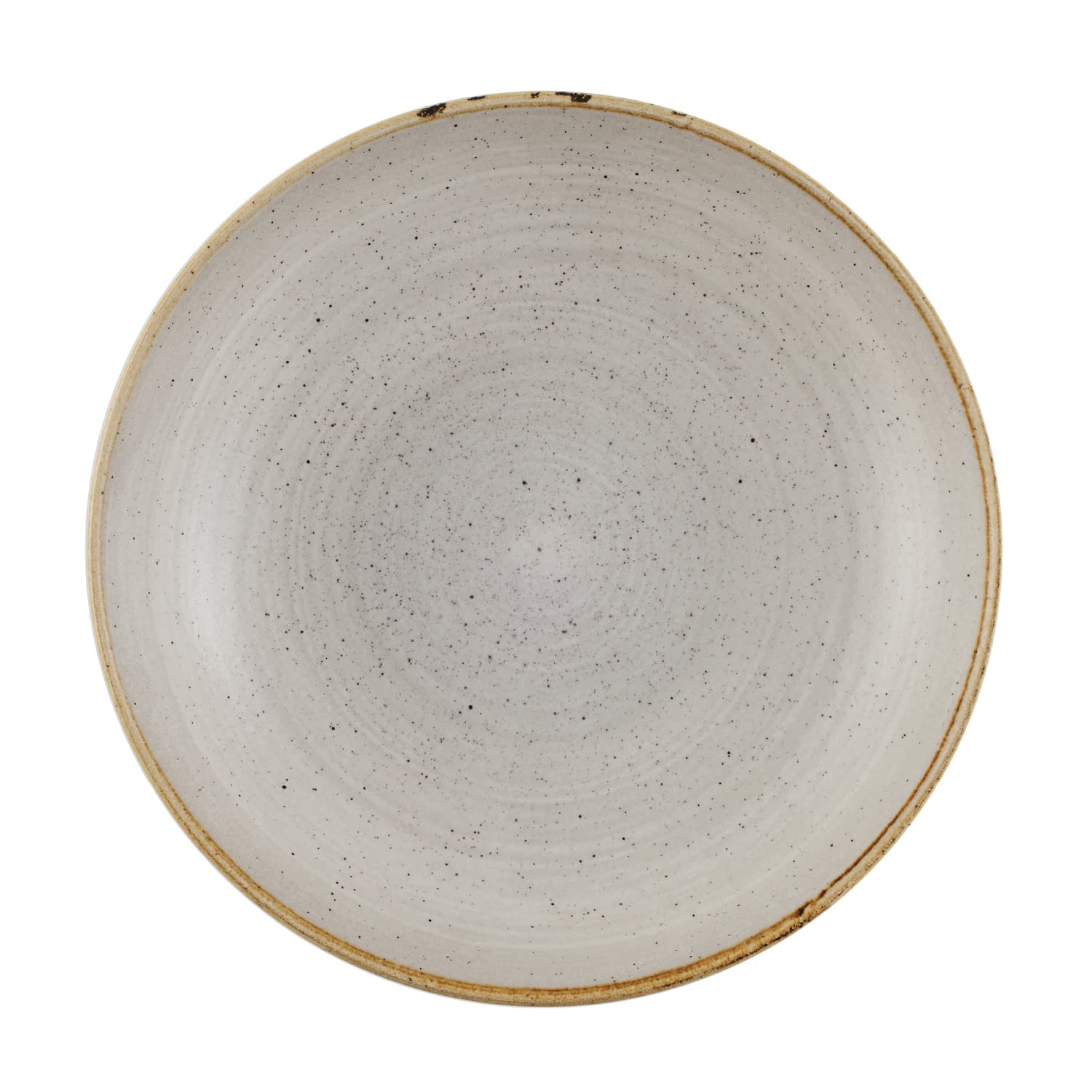 STONECAST RAW – GREY – COUPE PLATE – 21.7CM (12)