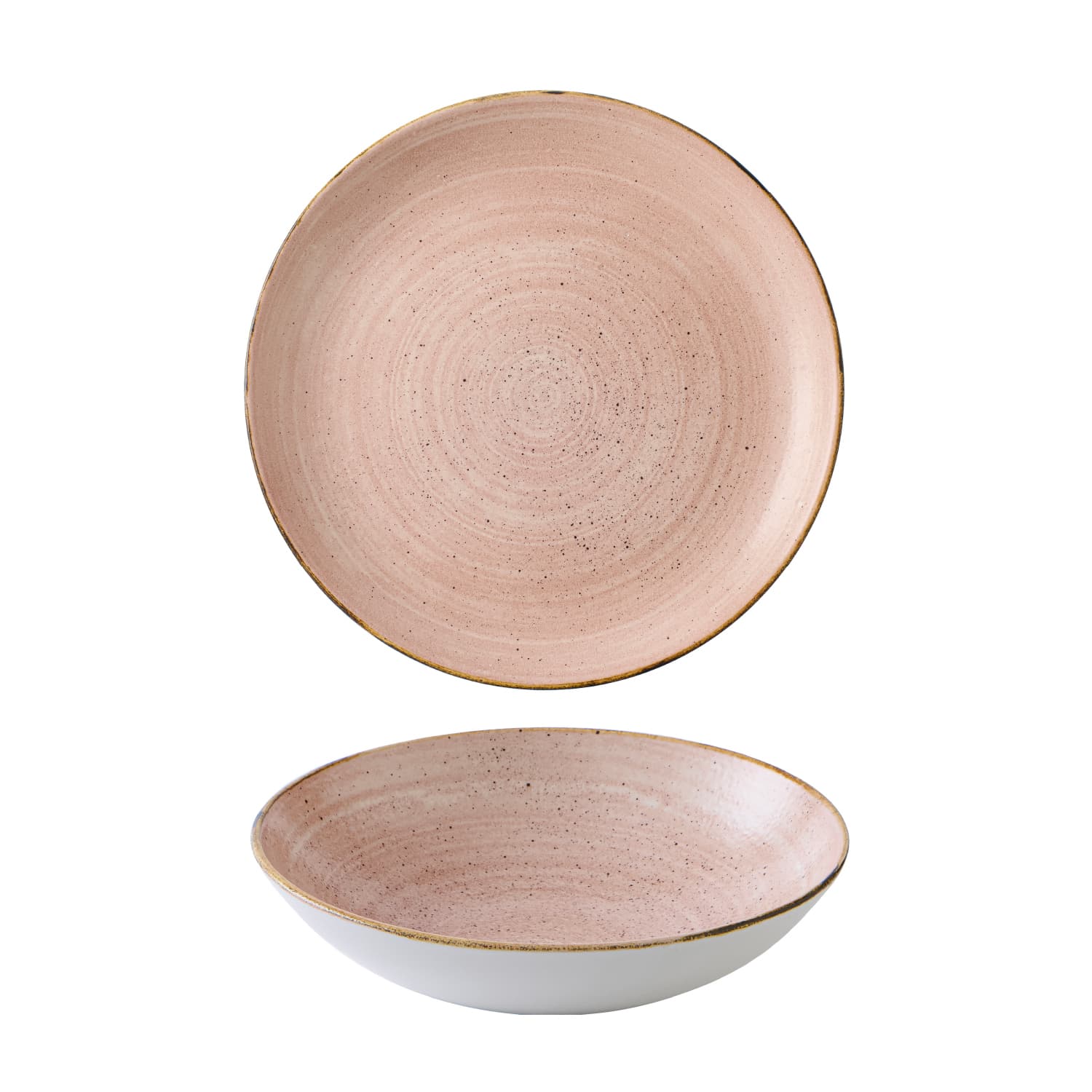 STONECAST RAW – TERRACOTTA – COUPE BOWL – 18.2CM (12)