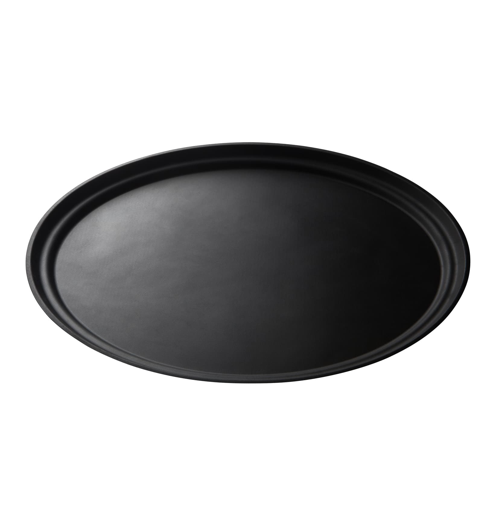 CAMTREAD NON-SLIP FIBERGLASS TRAY OVAL - 56CM W X 68.5CM L - BLACK