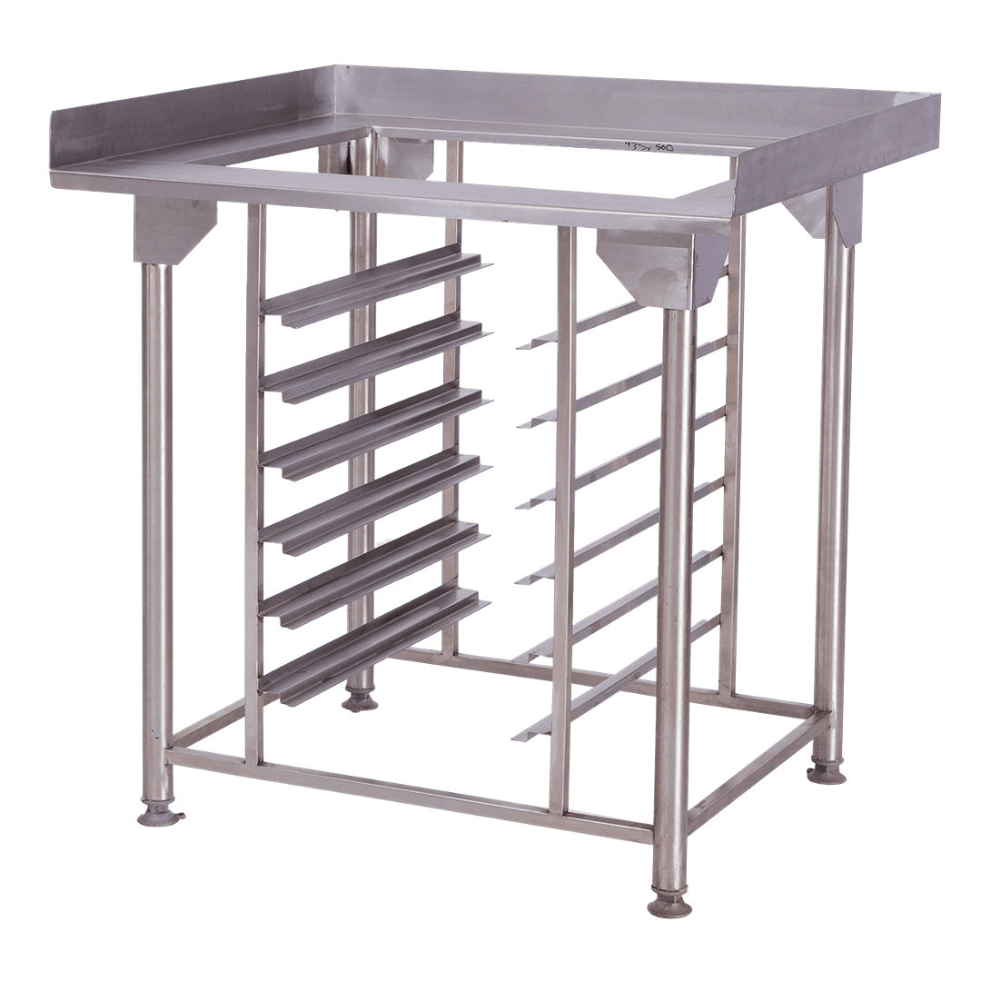 OVEN STANDS - STAINLESS STEEL - Piron 800 conv. oven