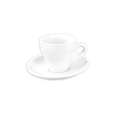 CAPPUCCINO SAUCER WHITE - 14.2CM (12)