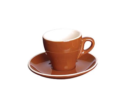 CAPPUCCINO SAUCER BROWN - 16CM (12)