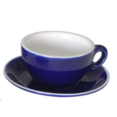 CAPPUCCINO SAUCER BLUE - 14CM (12)