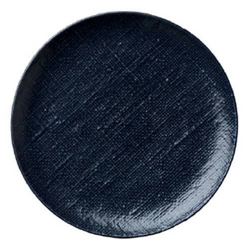 KNIT – MATT NAVY BLUE – COUPE STARTER / DESSERT PLATE 21CM (24)