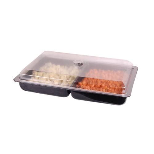 SALADWARE - MARINADE DISH (2 DIVISION) 525 X 325 X 60MM