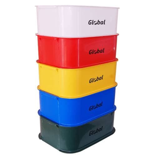 MEAT TRAY PLASTIC - SMALL (RED)