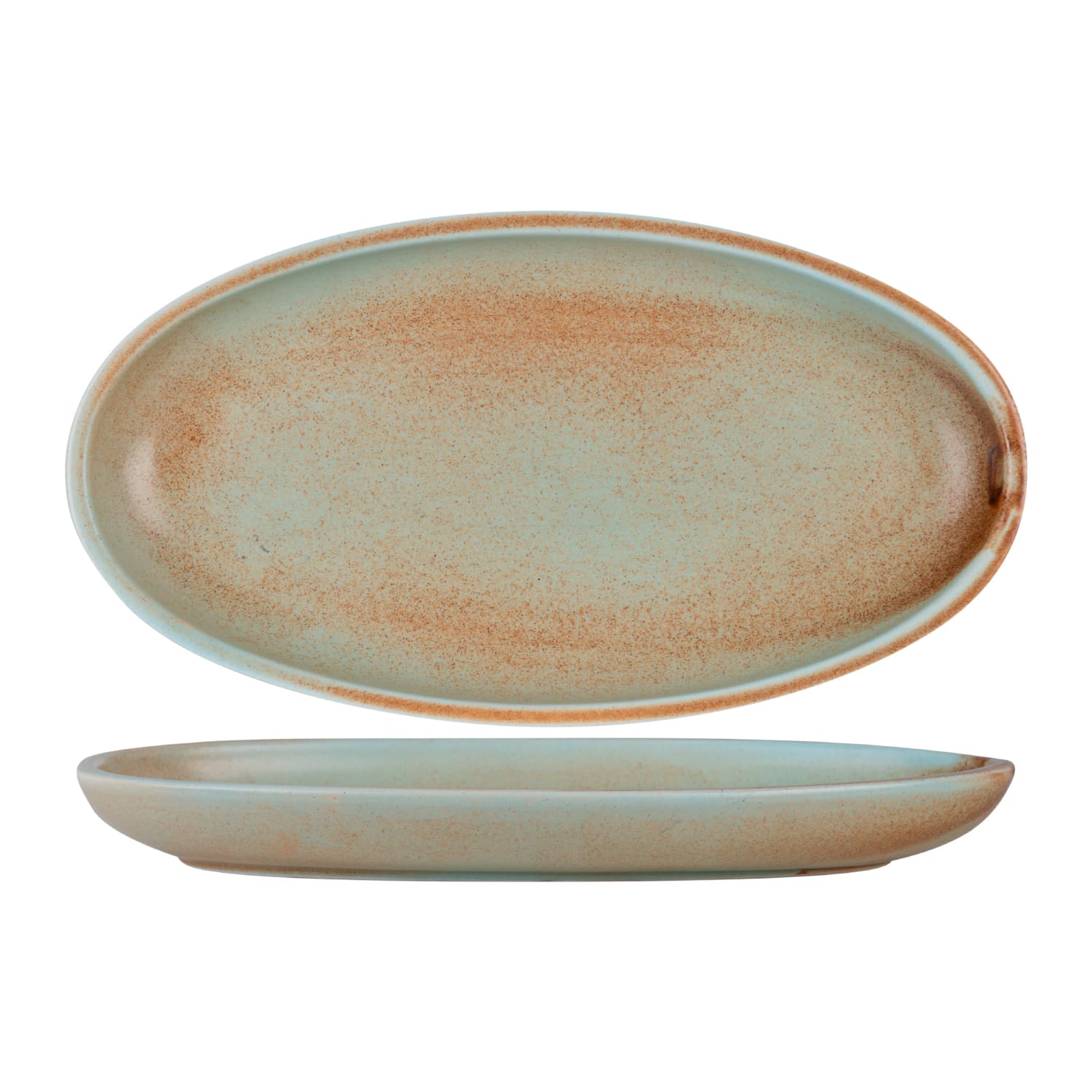 FYNBOS – BRUSHED SAND – OVAL PLATE – 30.5CM X 16.5CM X 3CM (4)