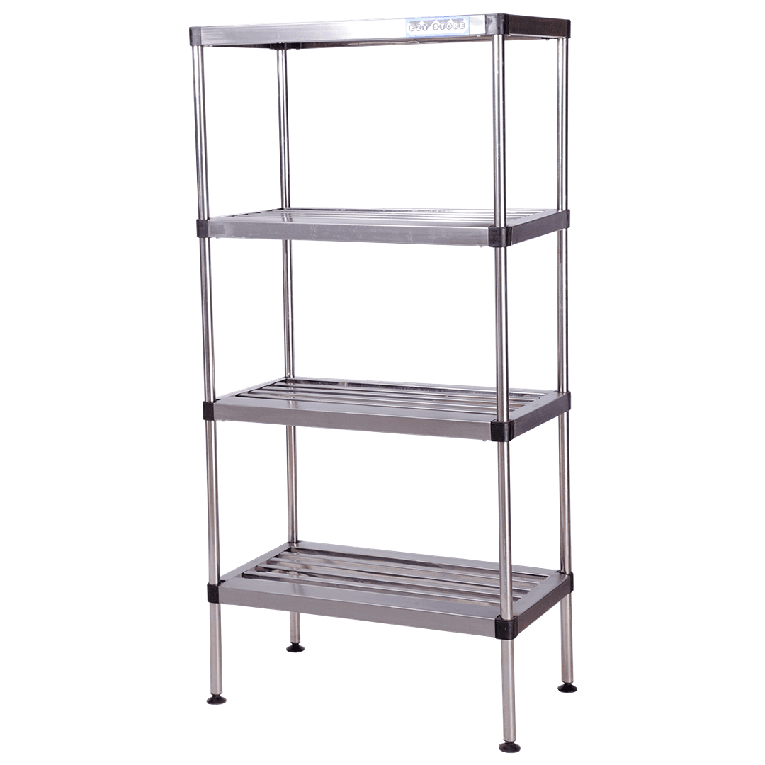 1100 mm Stainless pot rack 4 tier - EZY STORE