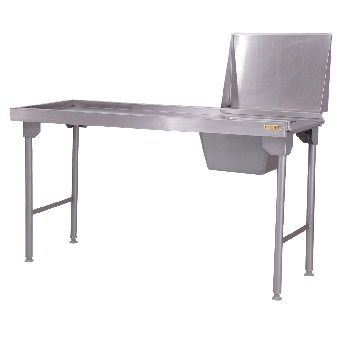 2300 mm Titan Inlet table - STAINLESS STEEL