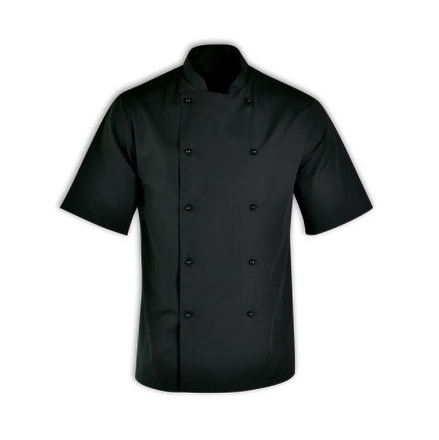 CHEFS UNIFORM JACKET BASIC SHORT - BLACK - SMALL