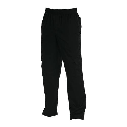 CHEFS UNIFORM - CARGO'S BLACK - XXX LARGE