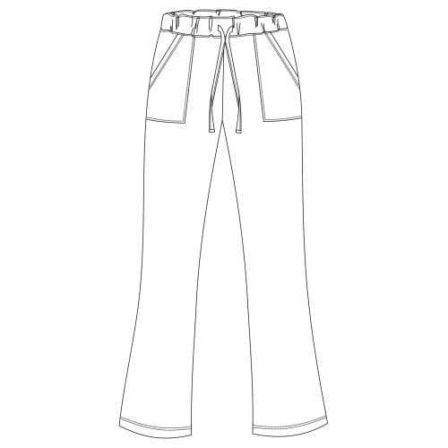 CHEFS UNIFORM LADIES BAGGIES - X LARGE