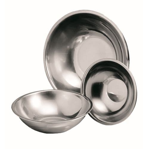 MIXING BOWL S/STEEL ROUND - 290MM (5LT)