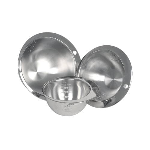MEASURING BOWL STAINLESS STEEL ROUND NOTCHED 2500ML