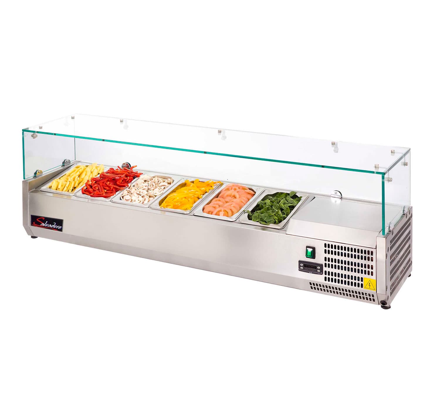 PIZZA INGREDIENT FRIDGE SALVADORE - 1400MM