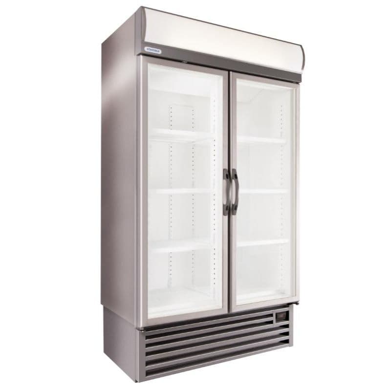 Staycold Upright Double Door Display Freezer - HD1140F-S